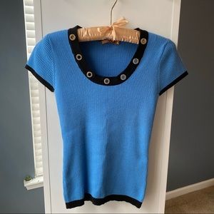 Vintage Ribbed Blouse